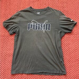 Puma Men's Dark Green Tee